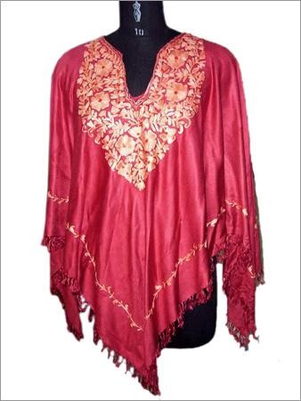 VISCOSE EMBROIDERED PONCHOS
